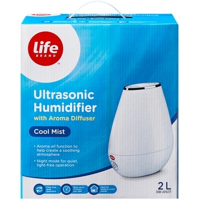 Life Brand Cool Mist Ultrasonic Humidifier with Aroma Diffuser 1 ea, $74.99/1ea