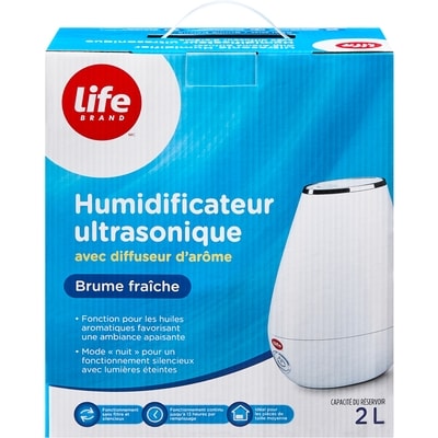 Life Humidificateur ultrasonique à brume fraîche avec diffuseur d’arôme 1 ea, 59,99 $/1ch