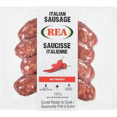 Rea Italian Sausage 720 g, $1.39/100g