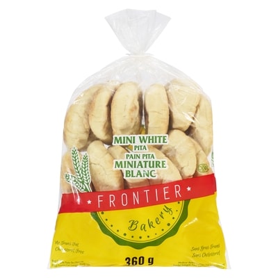 Frontier Bakery Mini White Pita 360 g, $0.83/100g
