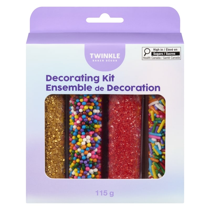 Decorating Kit 4 Sprinkles Tube