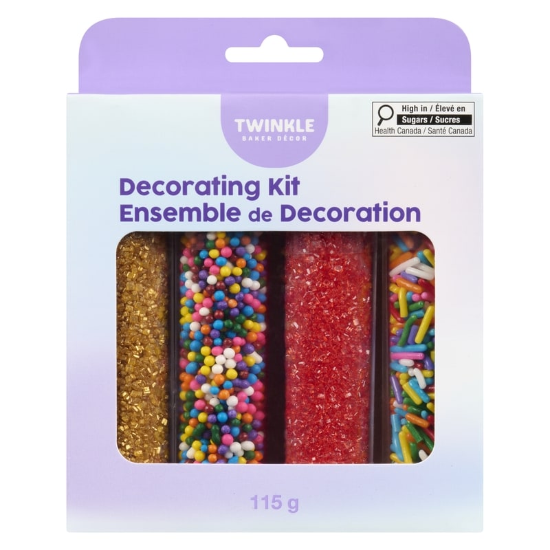 Decorating Kit 4 Sprinkles Tube