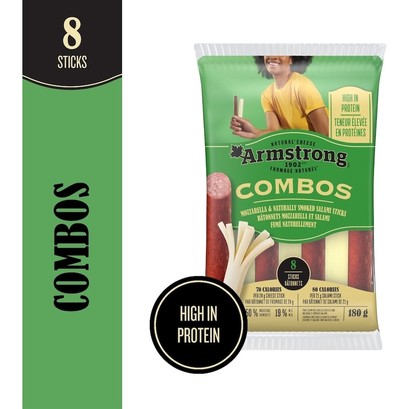 Combos Mozzarella & Naturally Smoked Salami Sticks