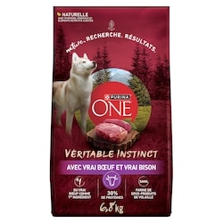 Purina ONE véritable instinct nourriture sèche pour chiens bœuf et bison 6.8 kg, 0,49 $/100g