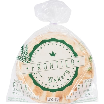 Frontier Bakery Lebanese Style White Bread Pita 268 g, $0.45/100g