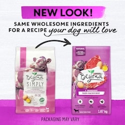 Purina Beyond Simply Farm-Raised Beef, Barley Free Run Egg, Dry