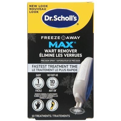 Dr Scholls Freeze Away Max Wart Remover 10 ea, $3.30/1ea