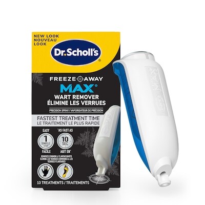 Dr. Scholl’s Freeze Away Max Élimine Les Verrues 10 ea, 3,75 $/1ch