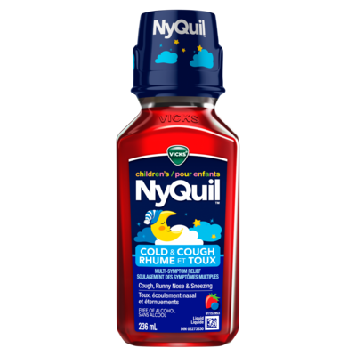 Vicks Children's Cold & Cough Multi-Symptom Relief Syrup, Berry 236 ml, $5.50/100ml