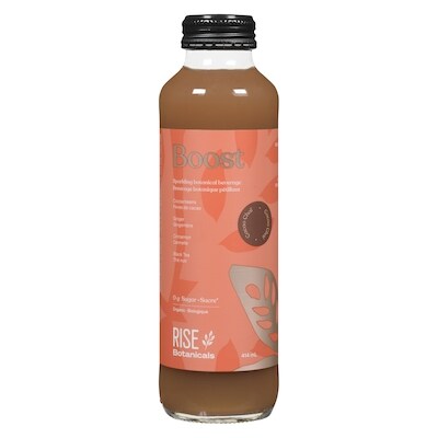 Rise Cacao Chaï Biologique Breuvage Adaptogène Pétillant 414 ml, 1,08 $/100ml