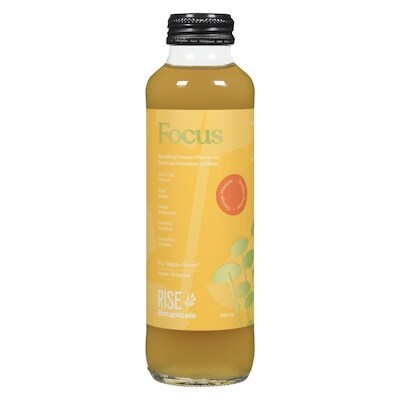 Rise Orange Mangue Biologique Breuvage Adaptogène Pétillant 414 ml, 1,08 $/100ml