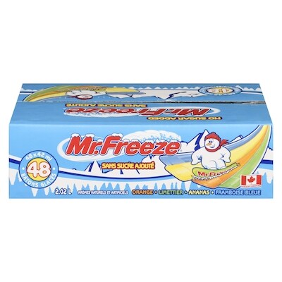 Mr Freeze Bâtons glacés 2016 ml, 0,40 $/100ml