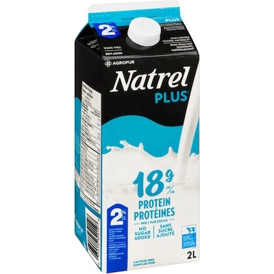 Lait protéiné 2% sans lactose Natrel Plus