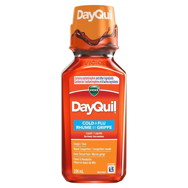 DayQuil Non-Drowsy Daytime Relief for Cold, Flu Symptom & Congestion