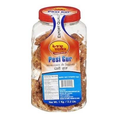 Verka Unrefined Cane Sugar Blocks Pesi Gur 1 kg, $0.45/100g