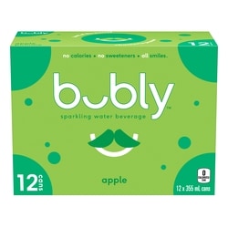 Bubly Sparkling Water Apple Sparkling Water 12x355.0 ml, $0.19/100ml