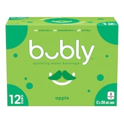 Bubly Sparkling Water Sparkling Water Apple 12x355.0 ml, $0.20/100ml