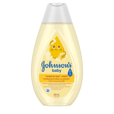 Johnsons Nettoyant pour bébés Tête-o-pieds 400 ml, 2,00 $/100ml