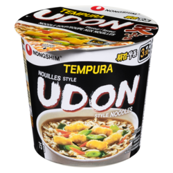 Nong Shim Noodles With Soup Mix Tempura Udon Flavour 75 g, $2.67/100g