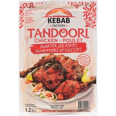 Kebab Factory Tandoori Chicken Quarter Leg Pieces Medium 1.2 kg, $1.08/100g
