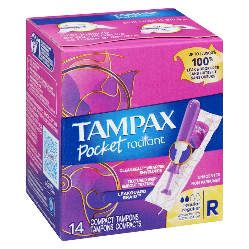 Pocket Pearl Tampons Regular Absorbency, 14 Tampons