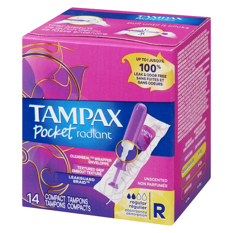 Pocket Pearl Tampons Regular Absorbency, 14 Tampons