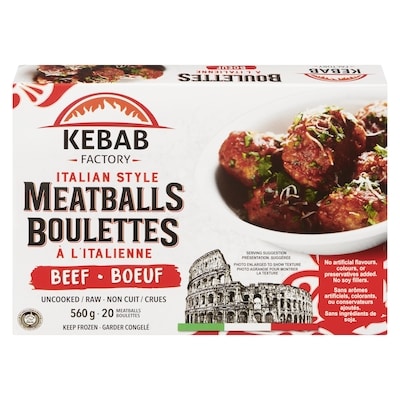 Kebab Factory Italian Style Meatballs Beef 560 g, $1.96/100g