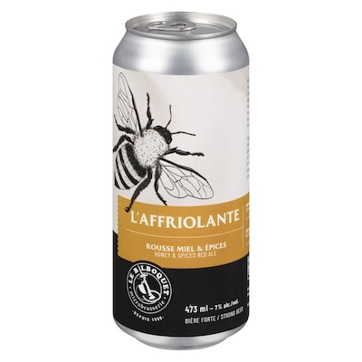 null L'affriolante Strong Beer Honey & Spices Red Ale (ID required at pick-up) 473 ml, $1.06/100ml