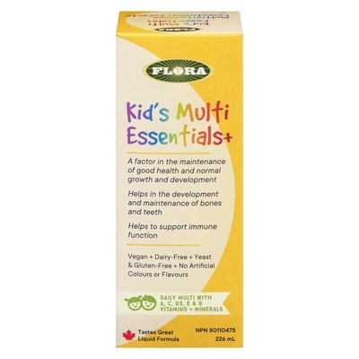Flora Kid'S Multi Essentials+ Liquid Formula 226 ml, $8.62/100ml
