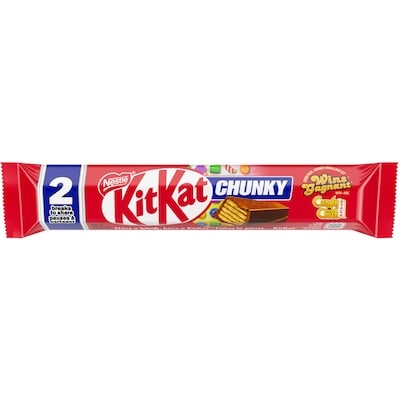 Nestlé KitKat Chunky, Format géant, 2 barres 85 g, 3,52 $/100g
