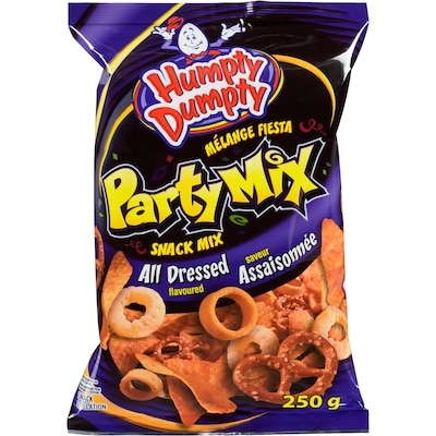 Humpty Dumpty Party Mix Snack Mix All Dressed Flavoured Snack 250 g, $1.72/100g