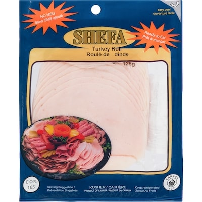 null Kosher Turkey Roll 125 g, $5.60/100g