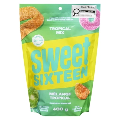 Mondoux Sweet sixteen mélange tropical mélange édition limitée 400 g, 1,63 $/100g