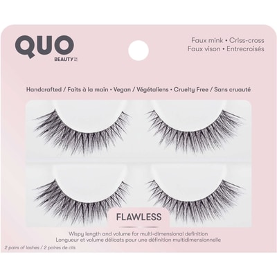 Quo Beauty FLAWLESS - 2 paires de cils 1 ea, 10,00 $/1ch