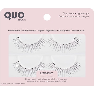 Quo Beauty LOWKEY - 2 paires de cils 1 ea, 10,00 $/1ch
