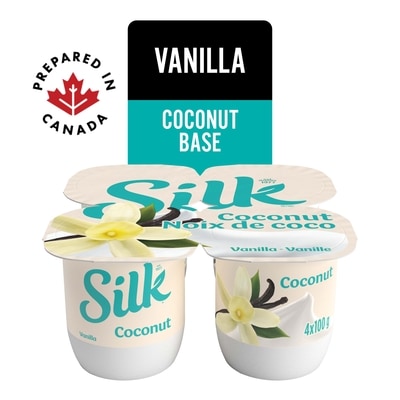 Silk Coconut Yogurt, Vanilla, Dairy Free 100 g, $4.49/100g