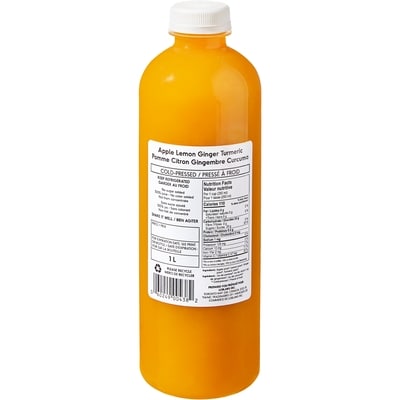 null Fresh Apple, Lemon, Ginger, Turmeric Juice 1 l, $1.20/100ml