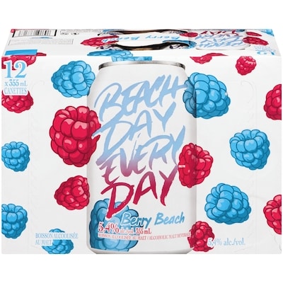 Beach Day Every Day Boisson alcoolisée au malt berry beach (Pièce d’identité requise au moment du ramassage) 12x355.0 ml, 0,52 $/100ml