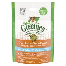 Greenies Feline Treats For Cats Dental Treats Oven-Roasted Chicken Flavour 60 g, $7.15/100g
