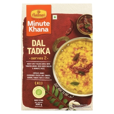 Haldiram Minute Khana Dal Tadka Mild 300 g, $1.00/100g