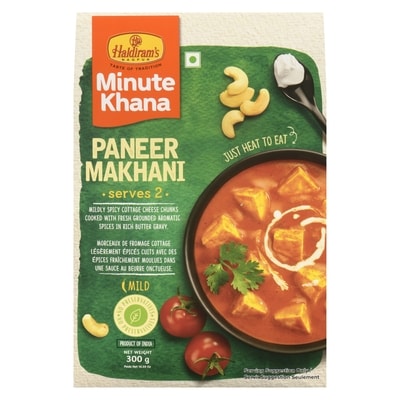 Haldiram Minute Khana Paneer Makhani Mild 300 g, $1.43/100g