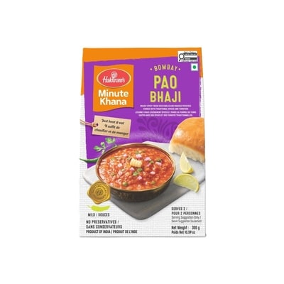 Haldiram Minute Khana Pav Bhaji Mild 300 g, $0.93/100g