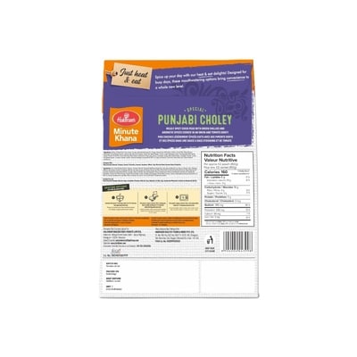 Punjabi Choley prêt à manger