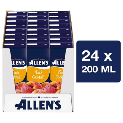 Allen's Peach Cocktail 24x200.0 ml, $0.21/100ml