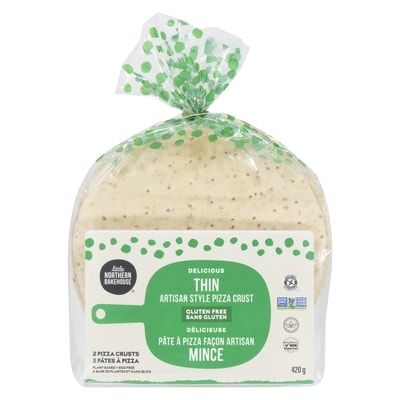 Little Northern Bakehouse Artisan Style Pizza Crust Thin Gluten Free 420 g, $3.09/100g