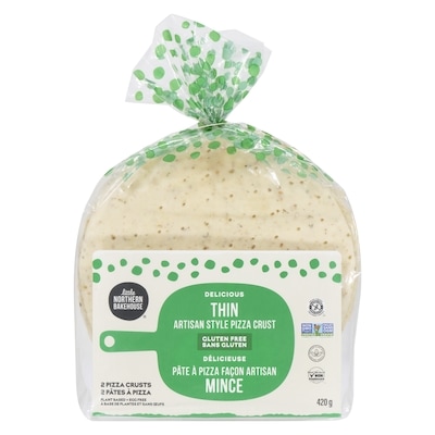Little Northern Bakehouse Pâte à pizza façon artisan mince sans gluten 420 g, 3,09 $/100g