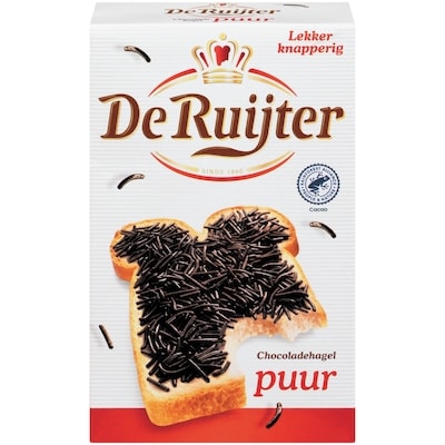 De Ruijter Dark Chocolate Flavoured Hail 390 g, $2.89/100g