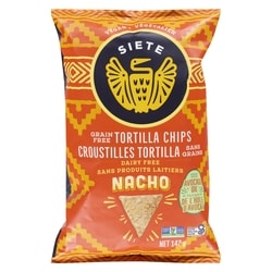 Siete Nacho Grain Freetortilla 142 g, $4.57/100g