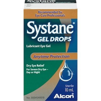 Systane Gel Drops Lubricant Eye Gel Anytime Protection Sterile 10 ml, $139.90/100ml