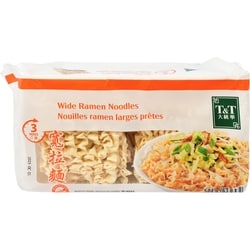 T&T Nouilles ramen larges prêtes en trois minutes 504 g, 1,19 $/100g